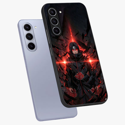 Focused Blade Discipline Glass Case displayed in angled mockup highlighting clean minimal text artwork with modern aesthetic style.