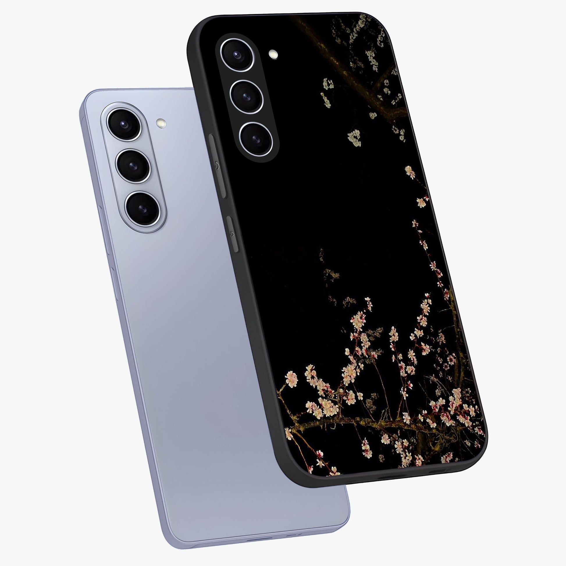 Petal Moon Light With Custom Name Glass Case displayed in angled mockup highlighting delicate petal design with custom name feature.