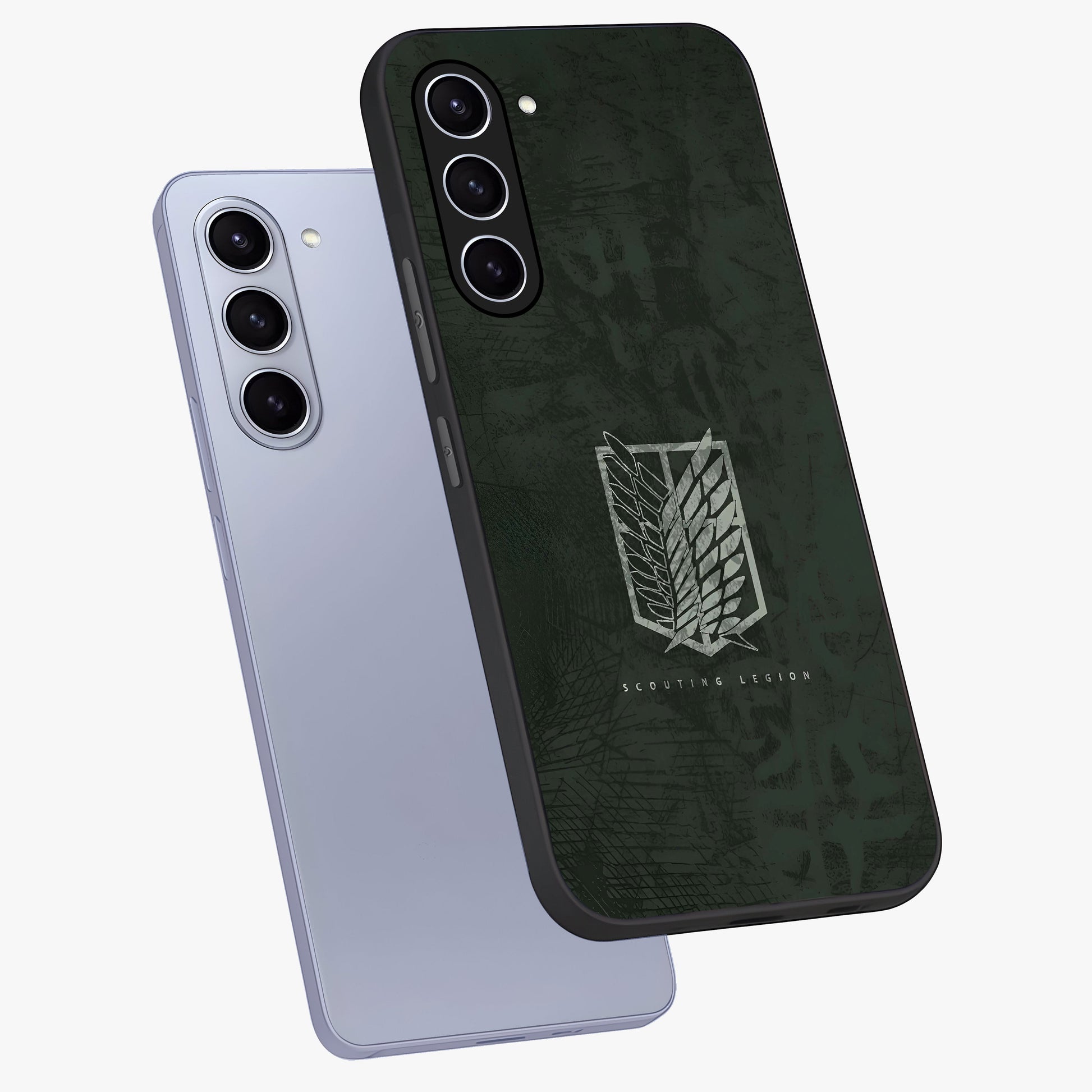 Wings Of Freedom Glass Case displayed in angled mockup highlighting graceful wing design with inspirational aesthetic.