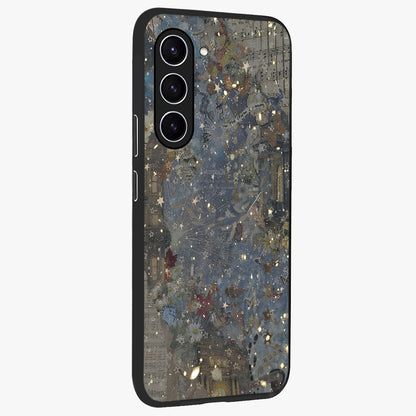 Aesthetic Astrolophia Glass Case upright view showcasing soft aesthetic theme with stylish modern look.