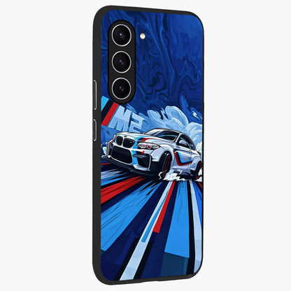 Drift Power Rush Glass Case upright view showcasing high speed racing artwork with bold automotive theme.