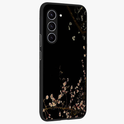 Petal Moon Light With Custom Name Glass Case upright view showcasing elegant floral moon artwork with personalized aesthetic.