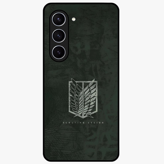 Wings Of Freedom Glass Case showing flat back view with symbolic wings artwork and glossy glass finish.