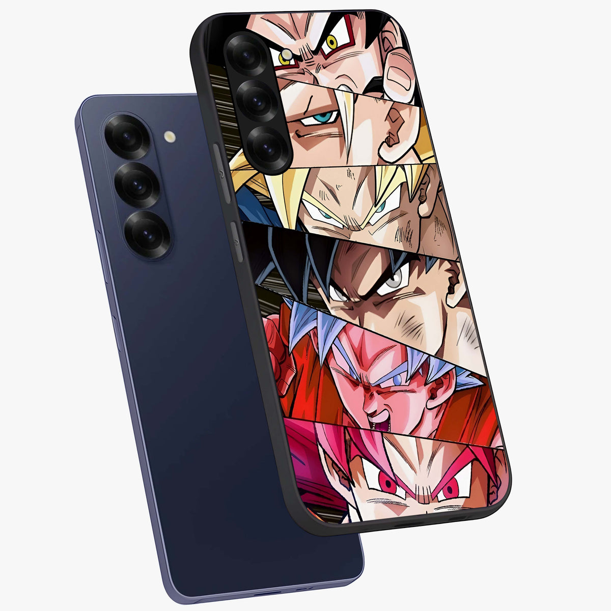 Anime Character Glass Case displayed in angled mockup highlighting colorful anime character illustration.