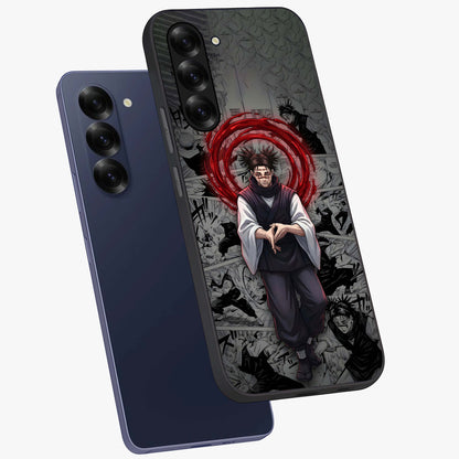 Cursed Ritual Ascension Glass Case displayed in angled mockup highlighting mystical ritual illustration with supernatural aesthetic.
