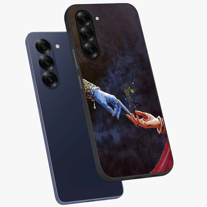 Divine Touch Eternal Glass Case displayed in angled mockup highlighting elegant divine inspired design with calm aesthetic style.
