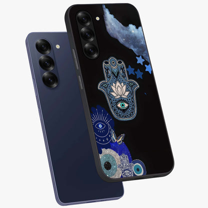Mystic Hand Aura Glass Case displayed in angled mockup highlighting magical aura design with spiritual aesthetic style.