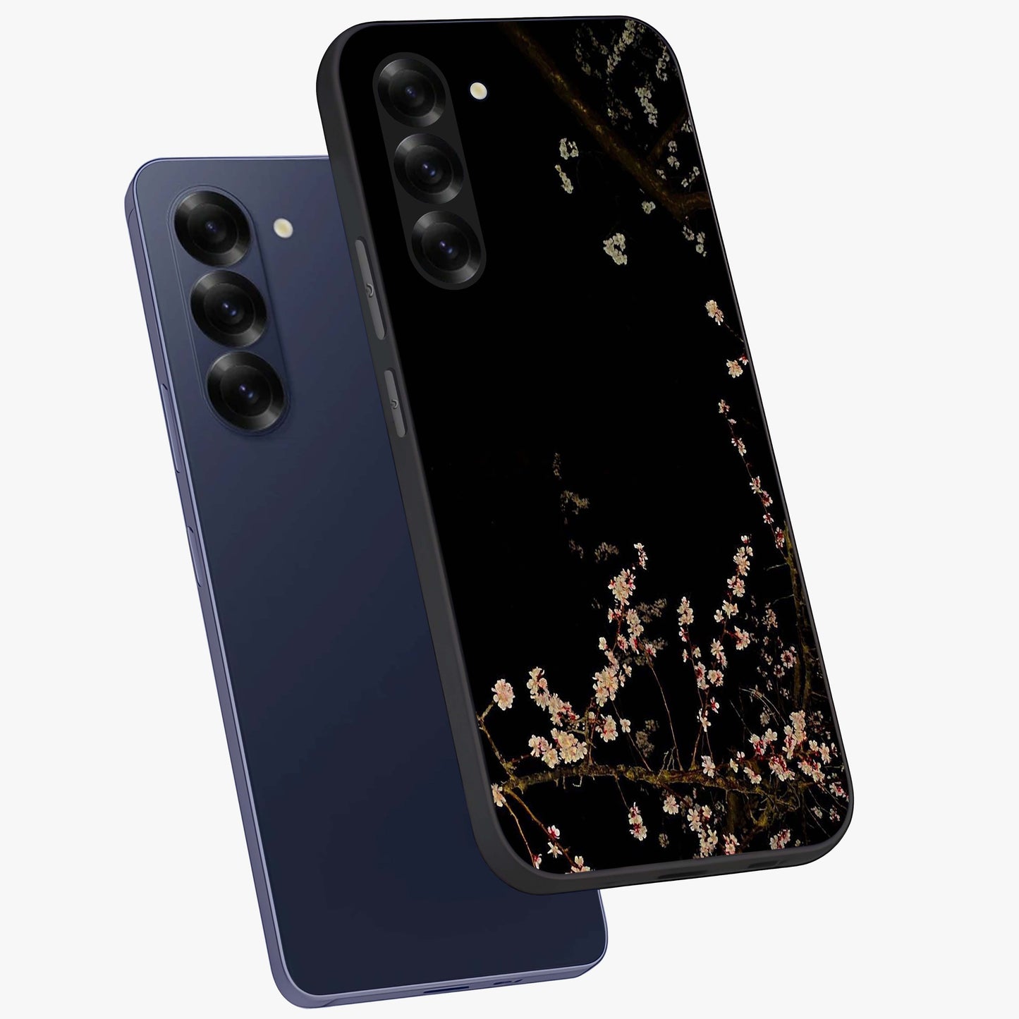 Petal Moon Light With Custom Name Glass Case displayed in angled mockup highlighting delicate petal design with custom name feature.