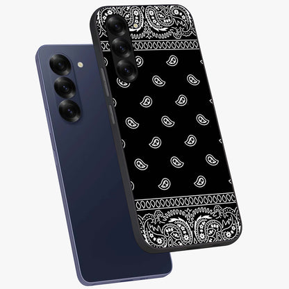 Retro Rebel Threads Glass Case displayed in angled mockup highlighting retro inspired graphic design with rebellious aesthetic.