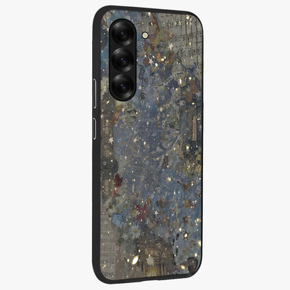 Aesthetic Astrolophia Glass Case upright view showcasing soft aesthetic theme with stylish modern look.