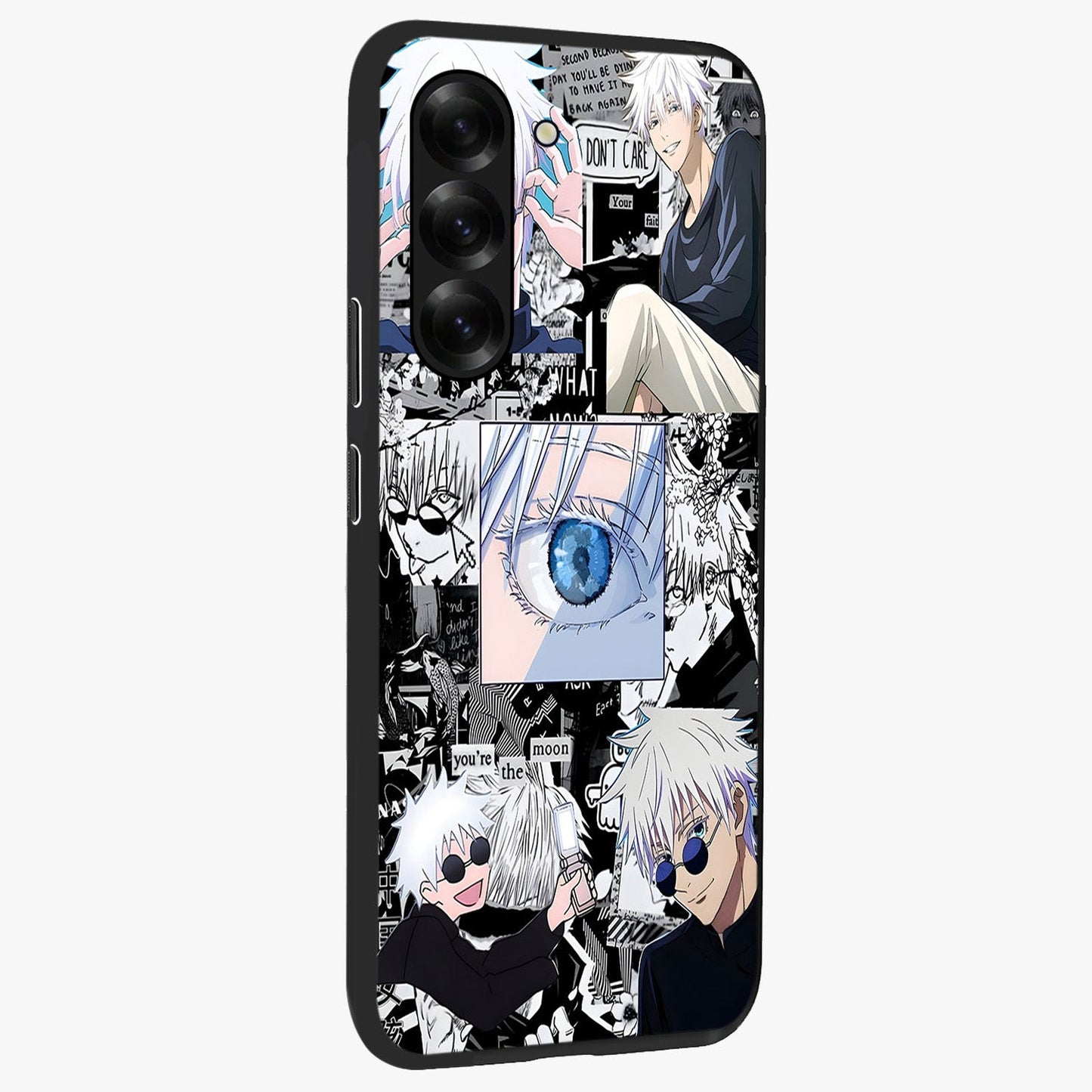 Infinity Sorcerer Chaos Glass Case upright view showcasing dramatic sorcerer artwork with chaotic mystical theme.
