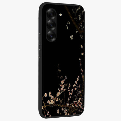 Petal Moon Light With Custom Name Glass Case upright view showcasing elegant floral moon artwork with personalized aesthetic.