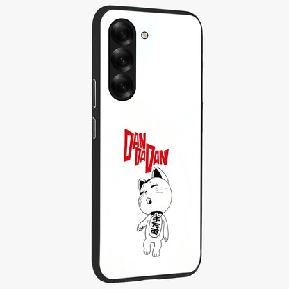 Playful Spirit Charm Glass Case upright view showcasing vibrant charm artwork with fun artistic theme.