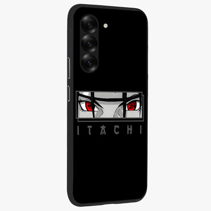 Scarlet Gaze Dominance Glass Case upright view showcasing powerful dramatic artwork with dominant artistic theme.