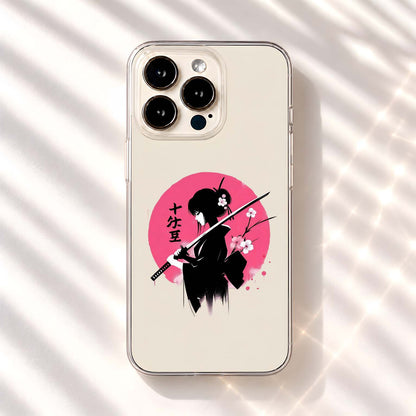 Sakura Samurai Girl Clear Silicon Cover