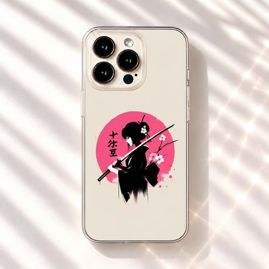 Sakura Samurai Girl Clear Silicon Cover
