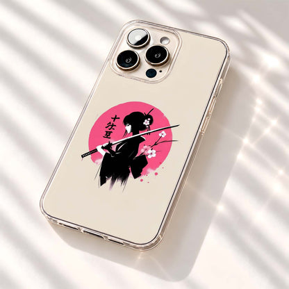 Sakura Samurai Girl Clear Silicon Cover
