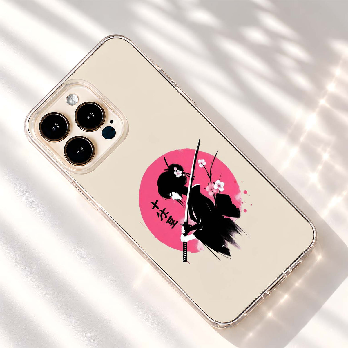 Sakura Samurai Girl Clear Silicon Cover