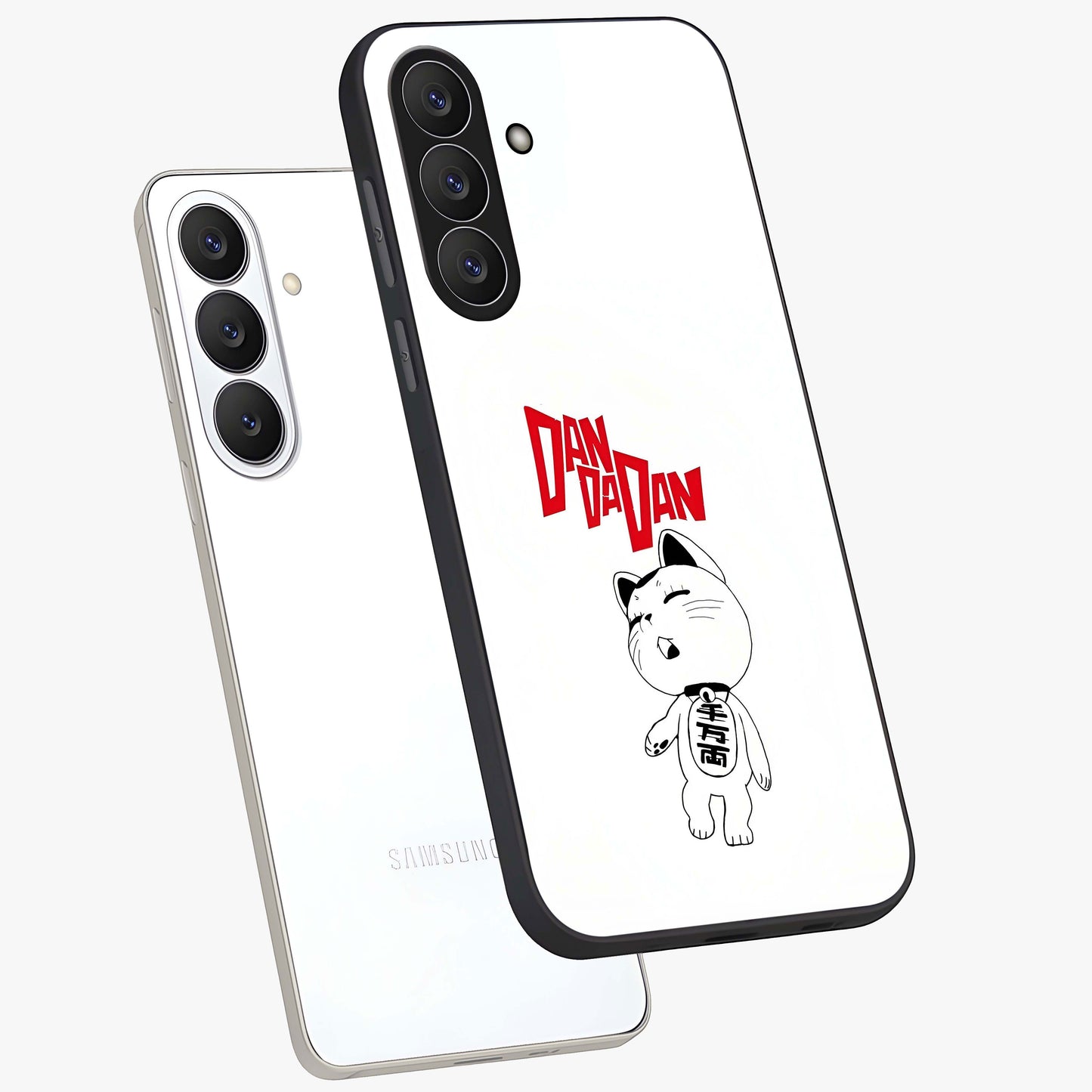 Playful Spirit Charm Glass Case displayed in angled mockup highlighting lively decorative design with playful aesthetic style.