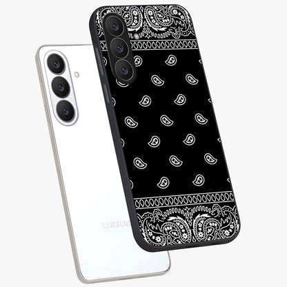 Retro Rebel Threads Glass Case displayed in angled mockup highlighting retro inspired graphic design with rebellious aesthetic.