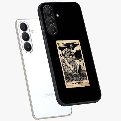 The Empress Glass Case displayed in angled mockup highlighting elegant royal design with majestic aesthetic style.