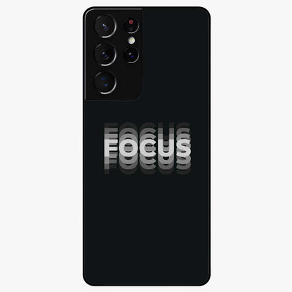 Focus Mode On Glass Case For Samsung Galaxy S21 Ultra