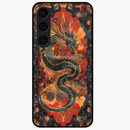 Inferno Dragon Soul Glass Case For Samsung Galaxy S24 Plus