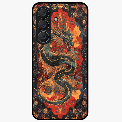 Inferno Dragon Soul Glass Case For Samsung Galaxy S26