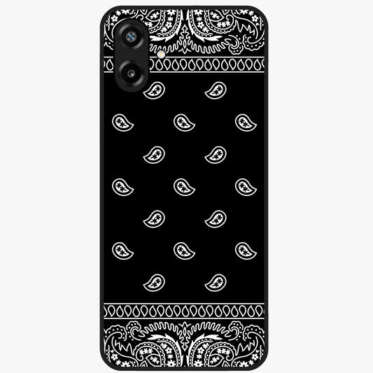 Retro Rebel Threads Glass Case showing flat back view with vintage street style artwork and glossy glass finish.