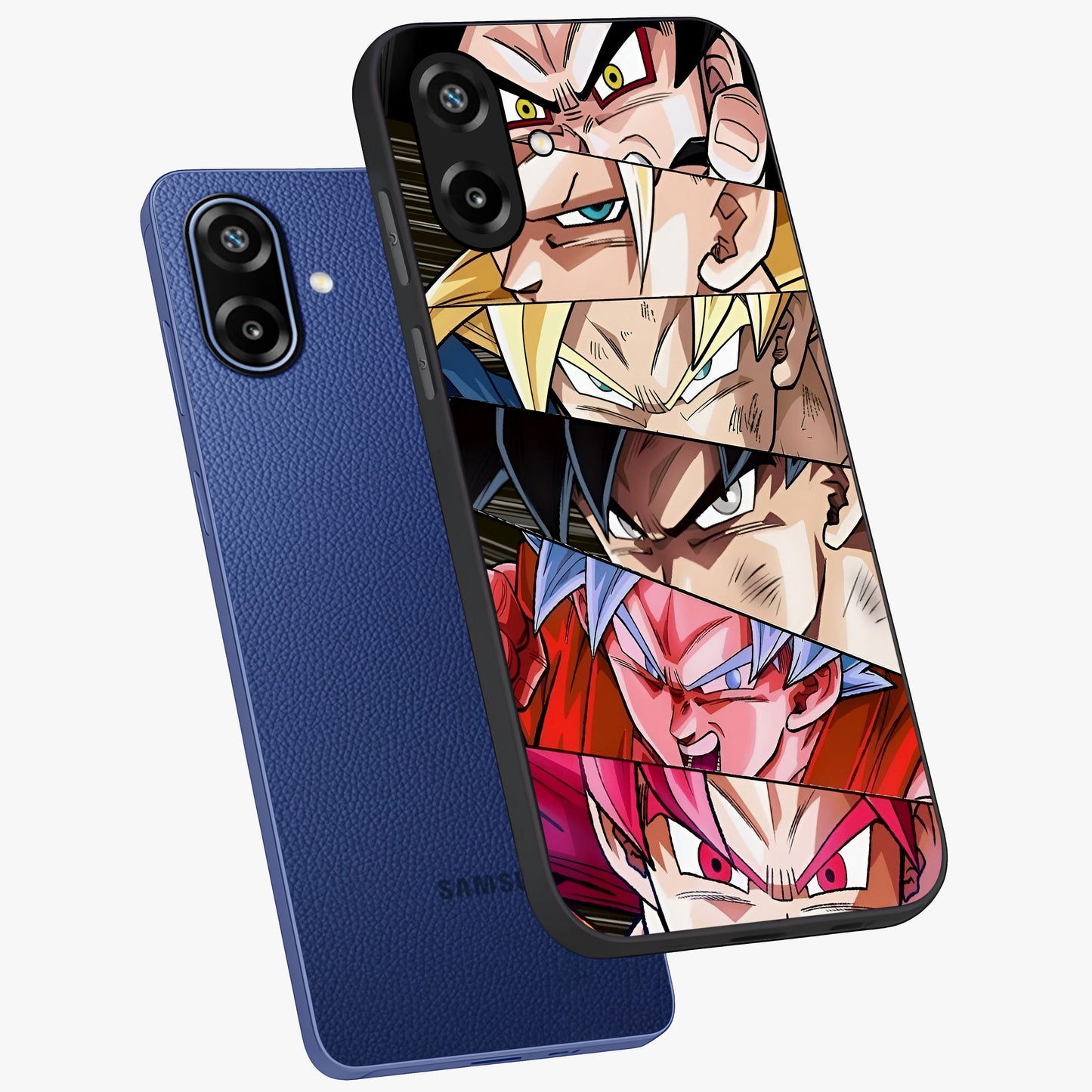 Anime Character Glass Case displayed in angled mockup highlighting colorful anime character illustration.