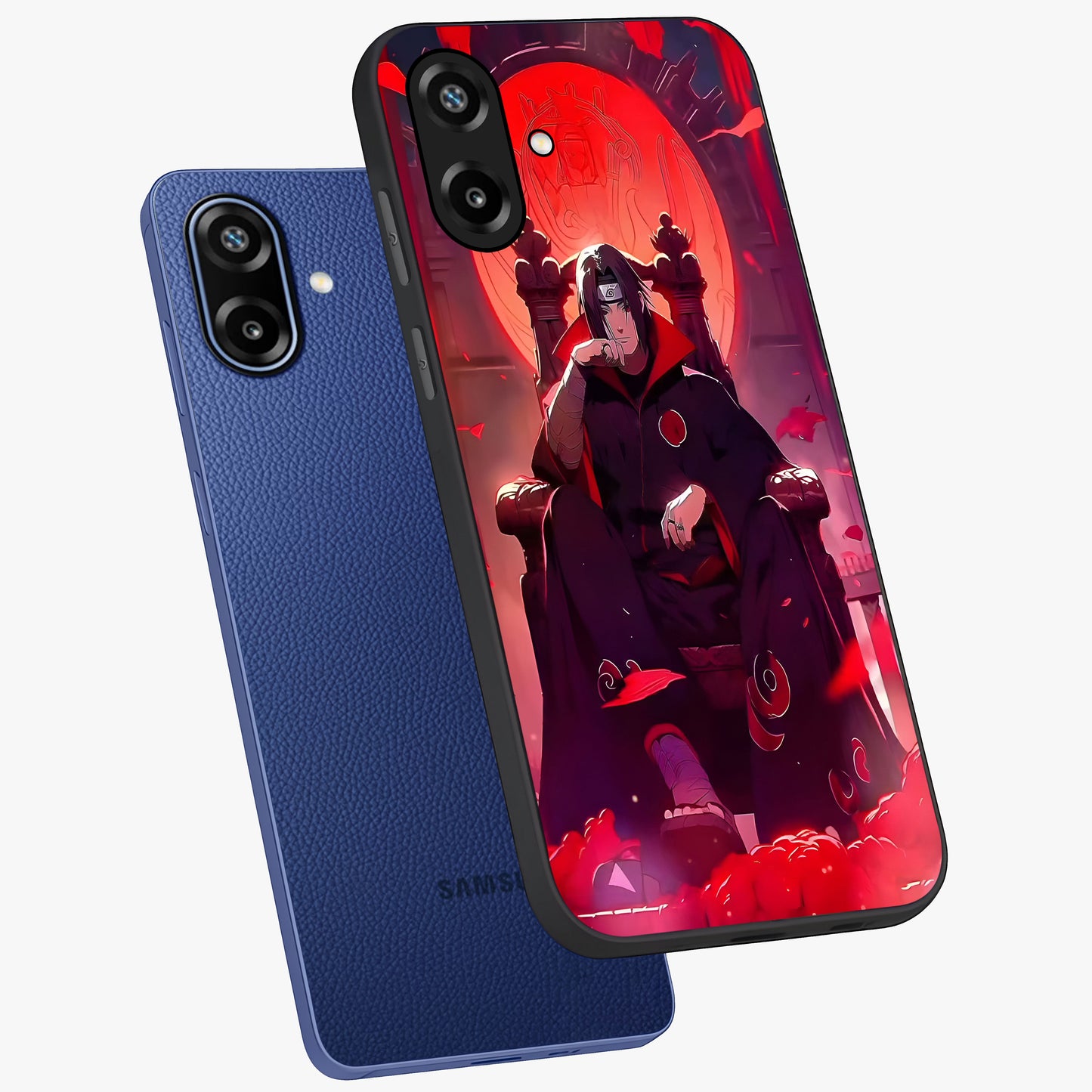Blood Moon Sovereign Glass Case displayed in angled mockup highlighting dark celestial moon design and dramatic theme.