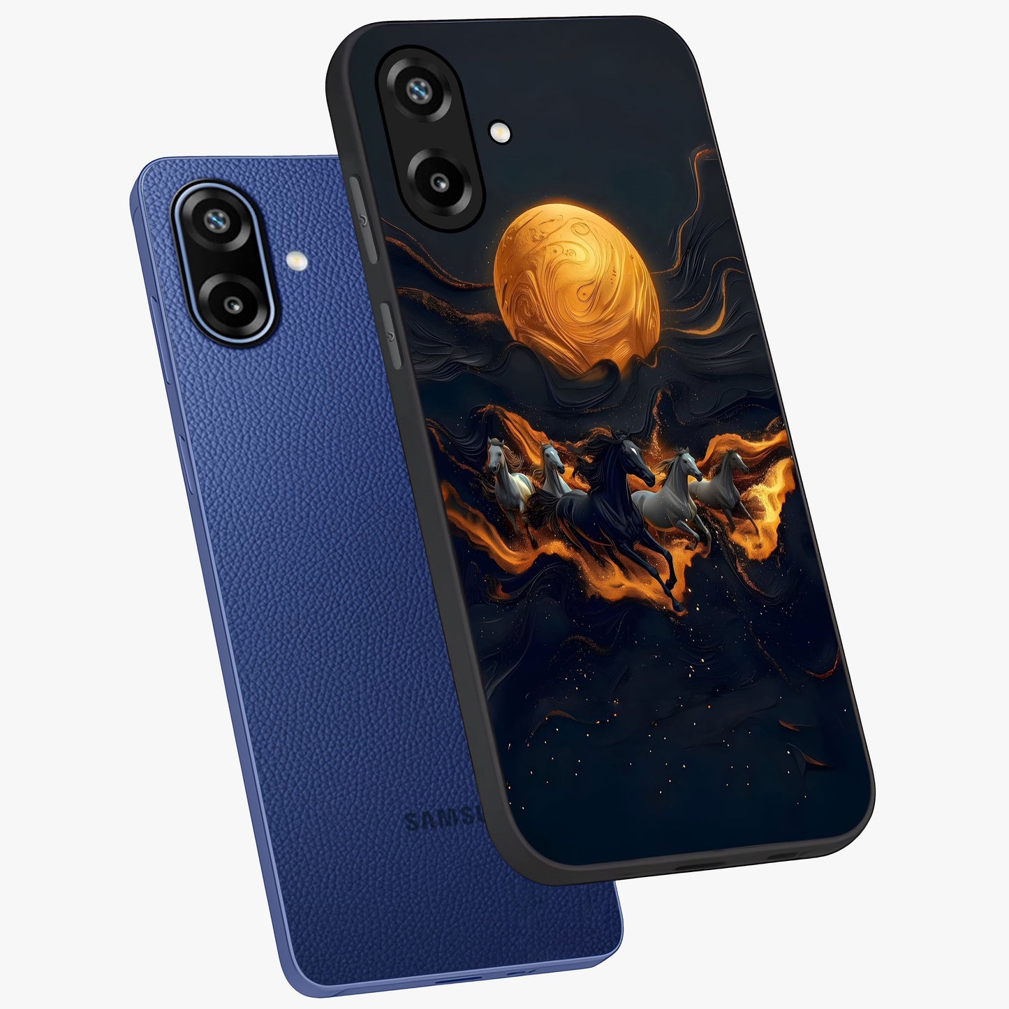 Golden Royal Heritage Glass Case displayed in angled mockup highlighting luxurious heritage design with golden aesthetic style.
