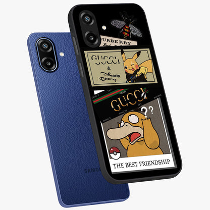 Gucci Play Mashup Glass Case displayed in angled mockup highlighting stylish fashion mashup design with bold aesthetic.