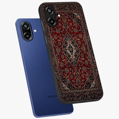 Heritage Carpet Royale Glass Case displayed in angled mockup highlighting intricate royal carpet design with heritage aesthetic.