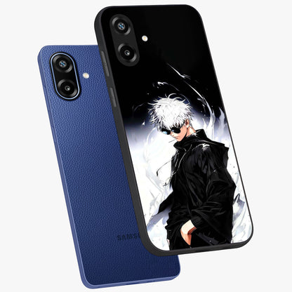 Limitless Shadow King Glass Case displayed in angled mockup highlighting dramatic dark hero design with intense aesthetic.