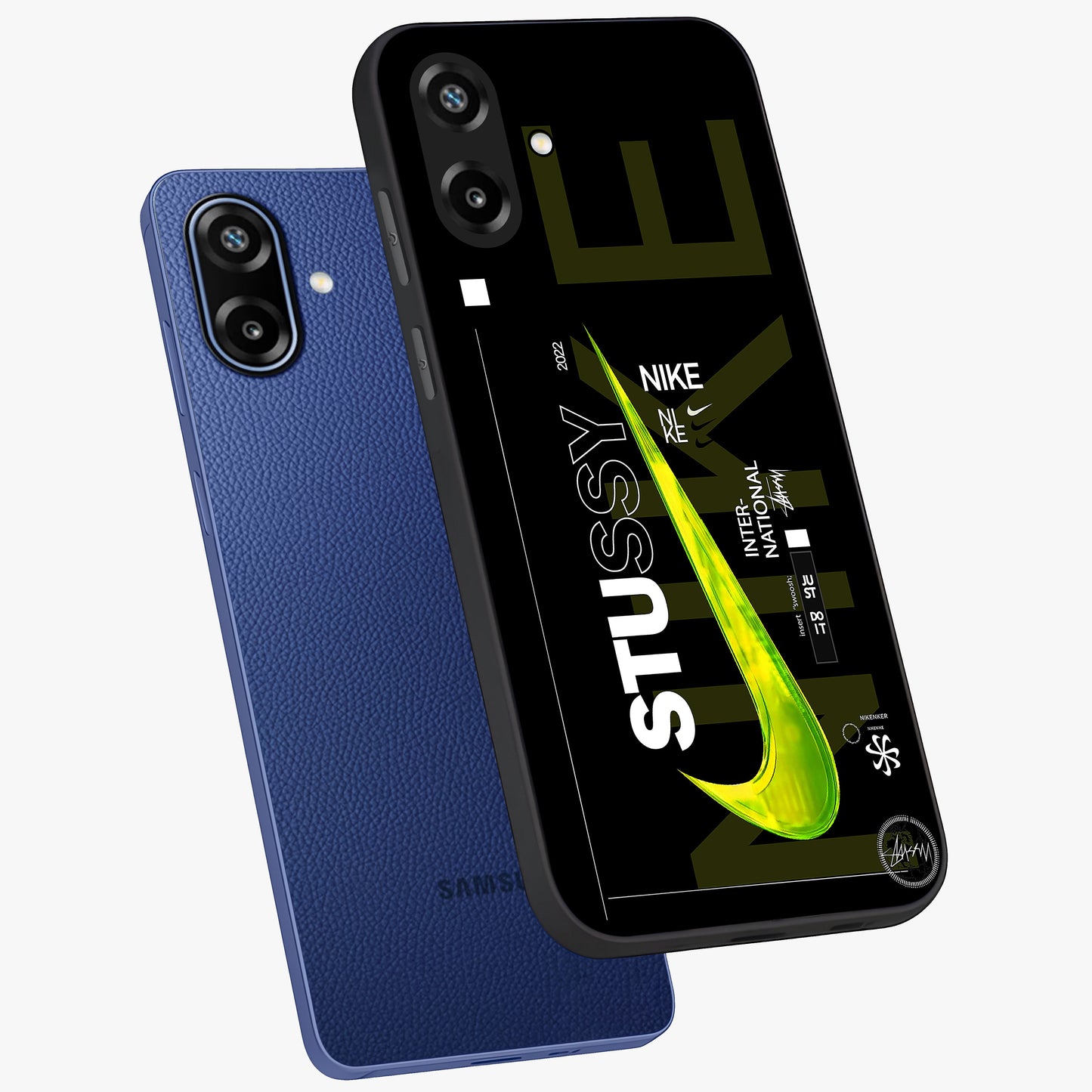 Neon Street Edition Glass Case displayed in angled mockup highlighting vibrant urban design with bold street aesthetic.