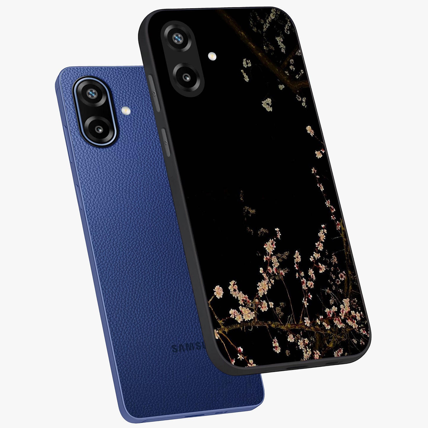 Petal Moon Light With Custom Name Glass Case displayed in angled mockup highlighting delicate petal design with custom name feature.