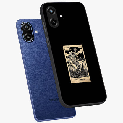 The Empress Glass Case displayed in angled mockup highlighting elegant royal design with majestic aesthetic style.