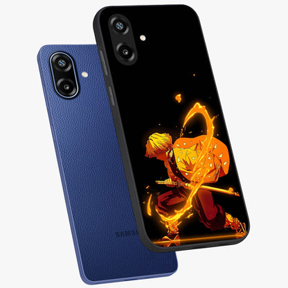 Thunder Flame Execution Glass Case displayed in angled mockup highlighting dramatic fire themed design with intense fantasy aesthetic.