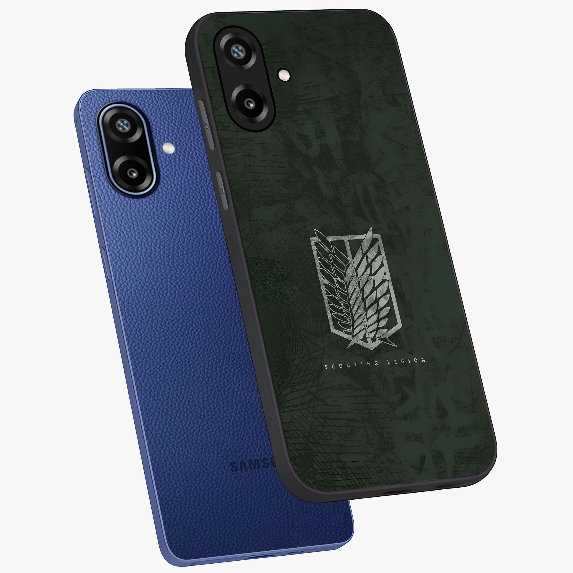 Wings Of Freedom Glass Case displayed in angled mockup highlighting graceful wing design with inspirational aesthetic.