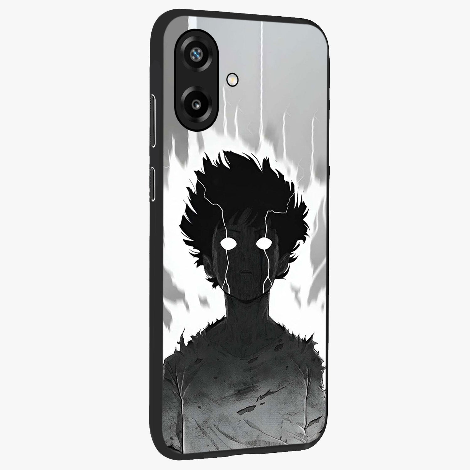 Awakened Inner Rage Glass Case upright view showcasing dramatic artwork with strong expressive aesthetic.