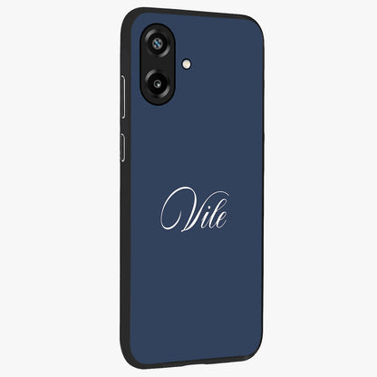 Blue Vintage Floral Pattern Glass Case displayed in angled mockup highlighting classic blue floral pattern and retro aesthetic design.