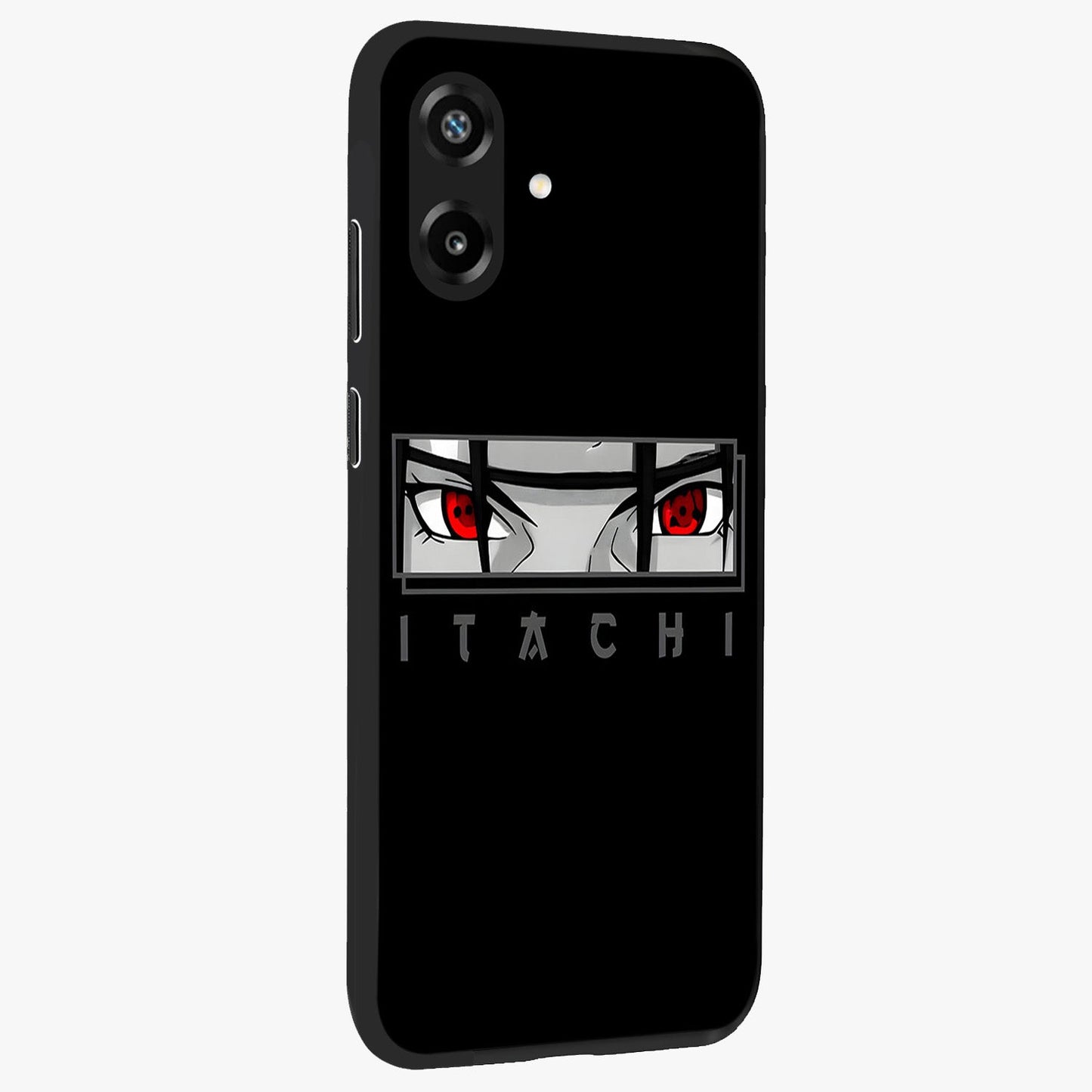 Scarlet Gaze Dominance Glass Case upright view showcasing powerful dramatic artwork with dominant artistic theme.