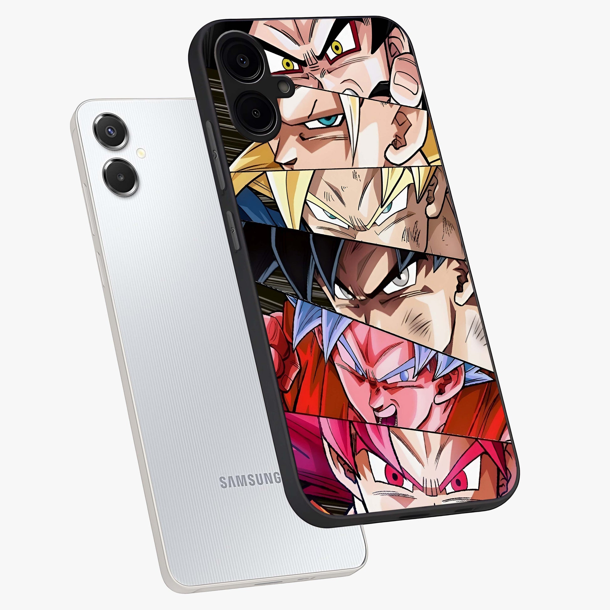 Anime Character Glass Case displayed in angled mockup highlighting colorful anime character illustration.