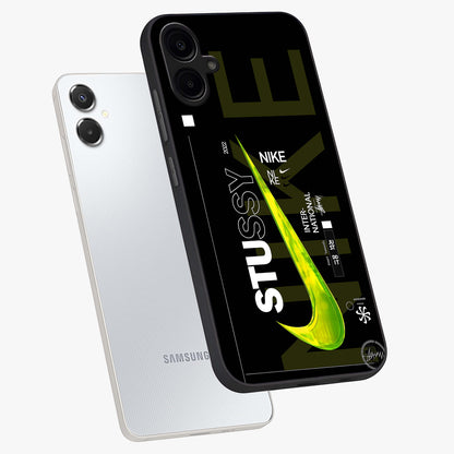 Neon Street Edition Glass Case displayed in angled mockup highlighting vibrant urban design with bold street aesthetic.