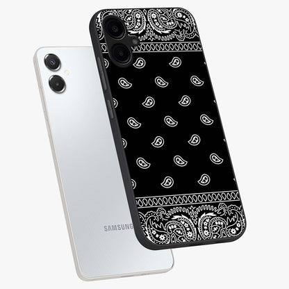 Retro Rebel Threads Glass Case displayed in angled mockup highlighting retro inspired graphic design with rebellious aesthetic.