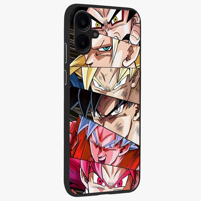 Anime Character Glass Case upright view showcasing expressive anime artwork with bold graphic style.