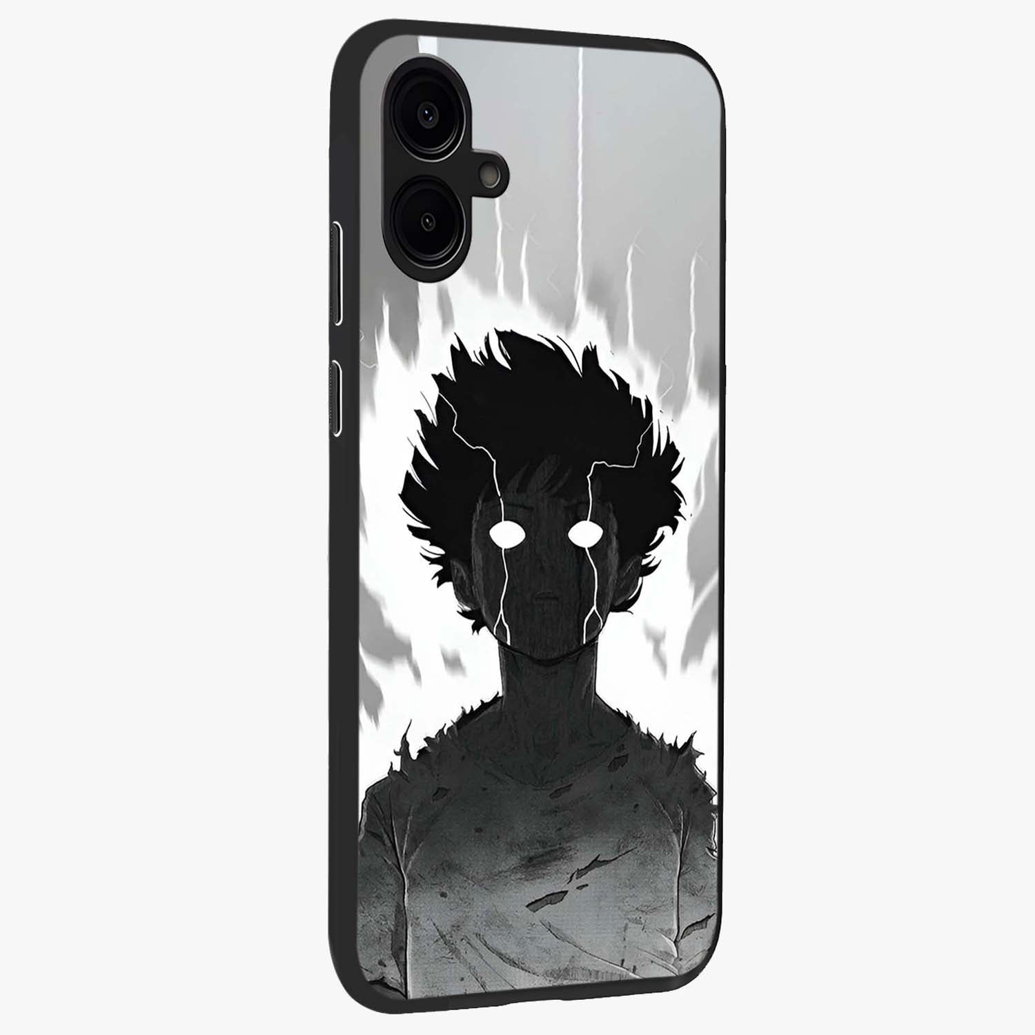 Awakened Inner Rage Glass Case upright view showcasing dramatic artwork with strong expressive aesthetic.