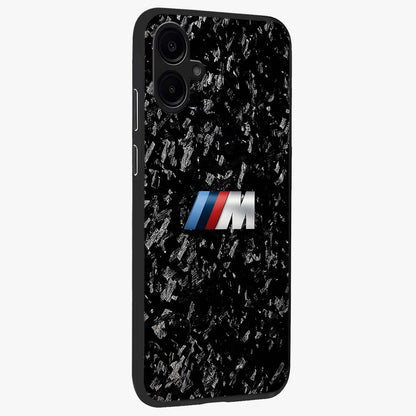 Carbon Speed Mark Glass Case upright view showcasing modern carbon speed graphic with bold automotive theme.