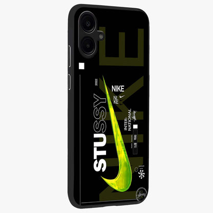 Neon Street Edition Glass Case upright view showcasing colorful neon artwork with modern street culture theme.